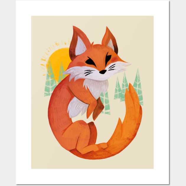 Fox Wall Art by Blanquiurris